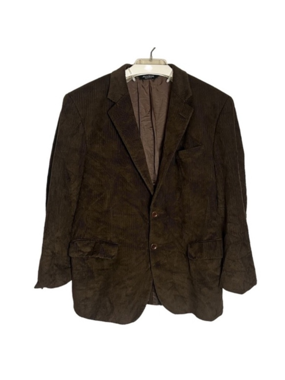 Jos. A. Bank Men’s Brown Corduroy Blazer Size 42R Wool Silk Blend Sport Coat